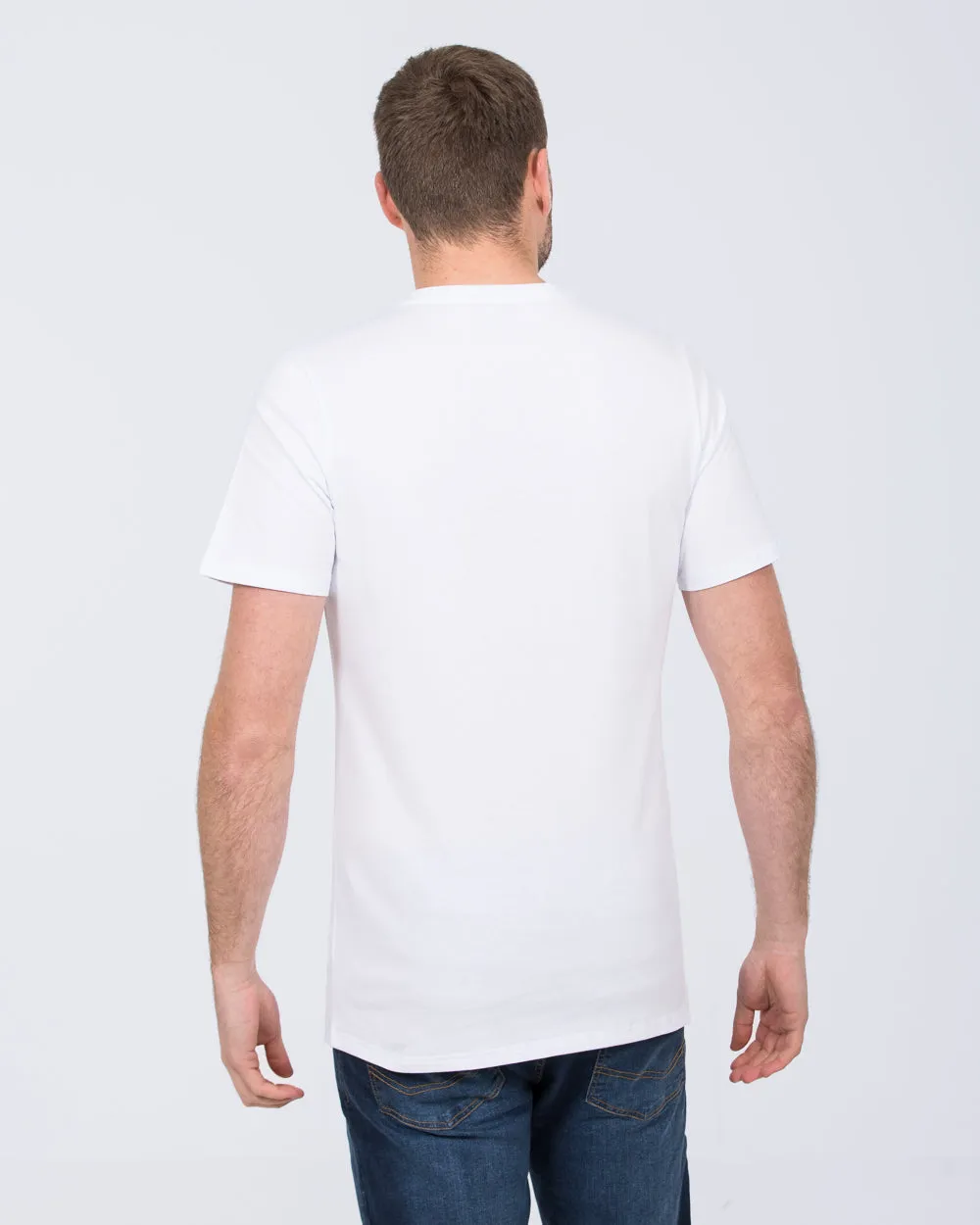 2t Felix Tall V-Neck T-Shirt (white) staple look