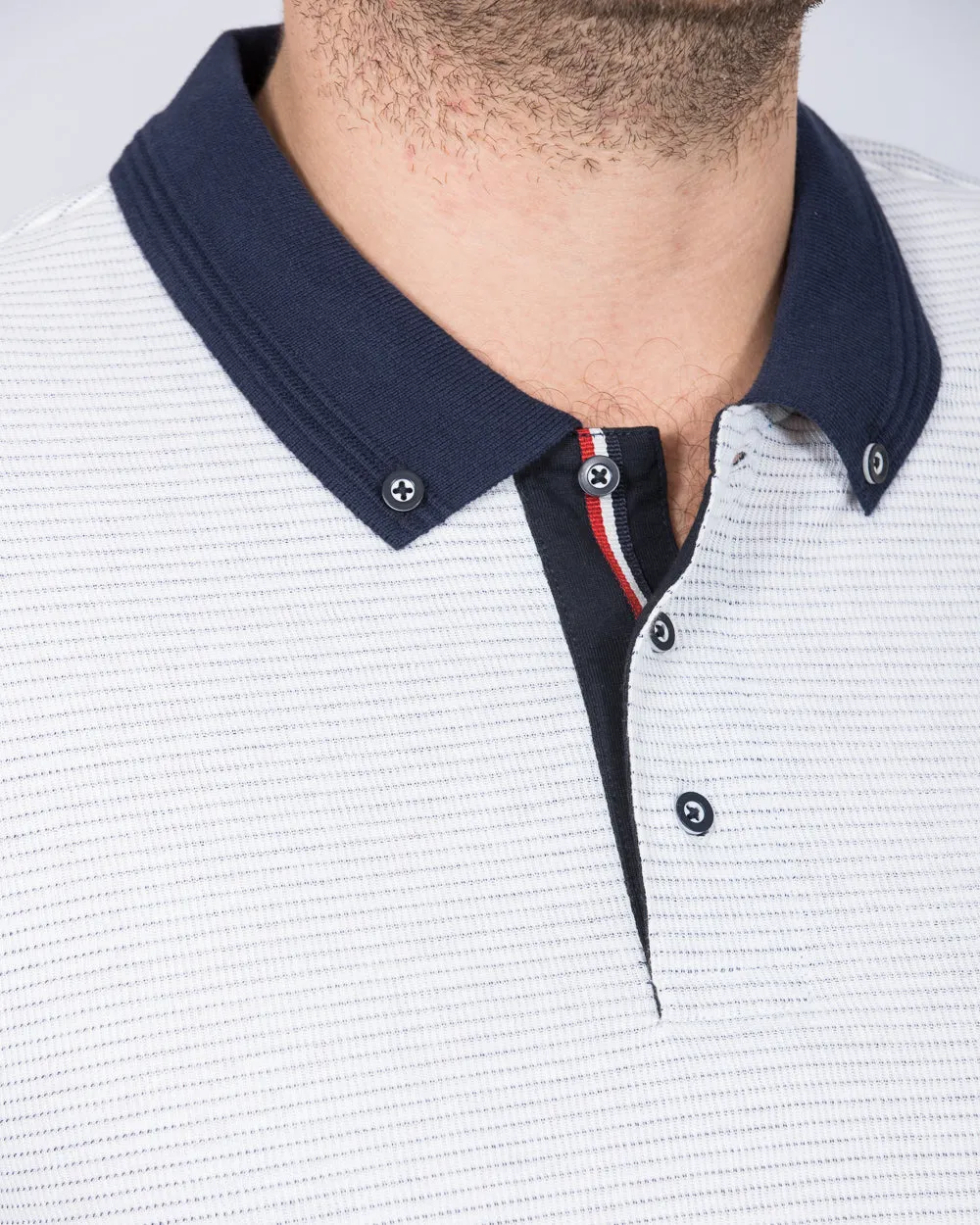 2t Finner Slim Fit Tall Polo Shirt (off white) weekend feel