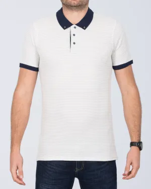 2t Finner Slim Fit Tall Polo Shirt (off white) sunday brunch