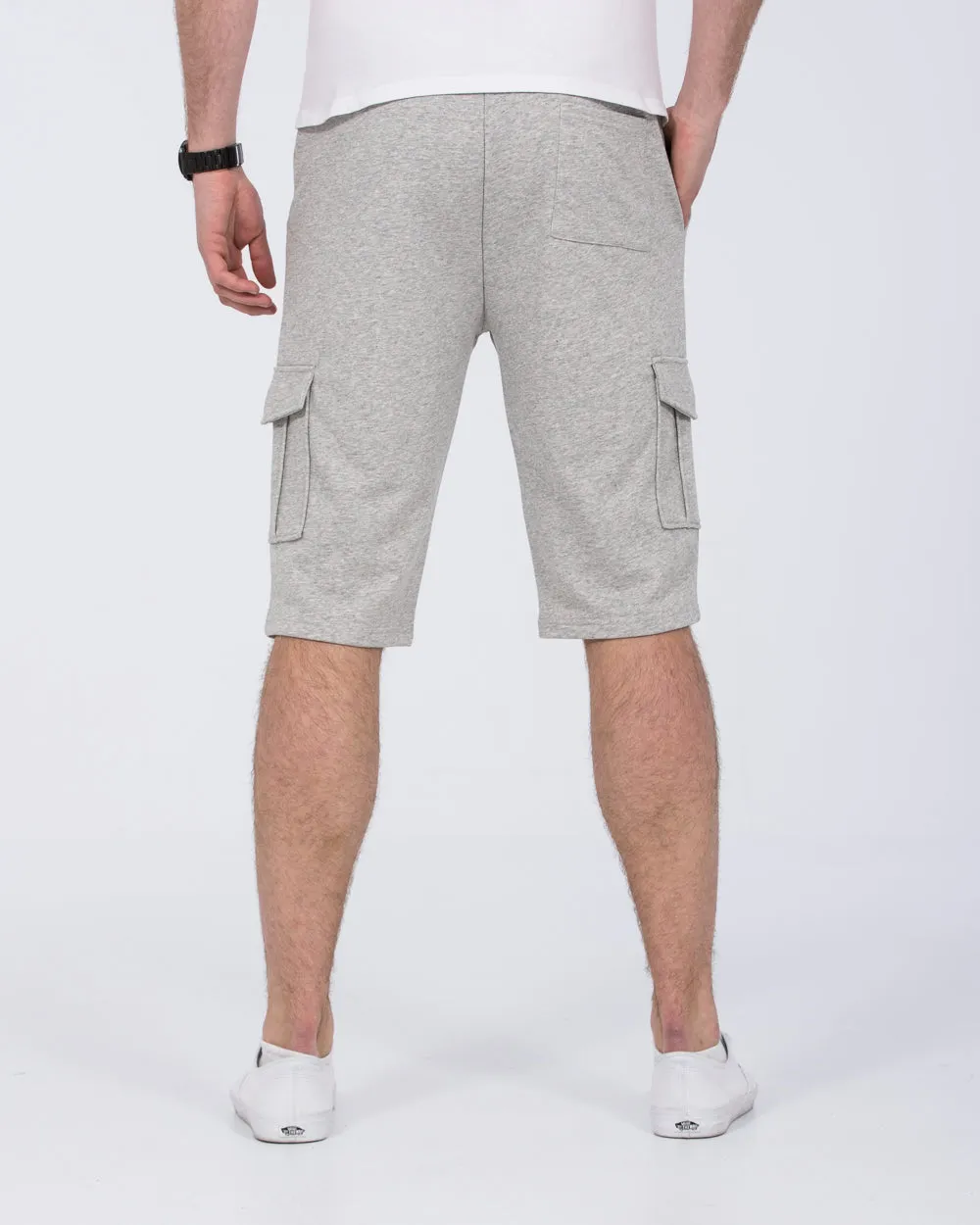 2t Freddy Tall Cargo Sweat Shorts (heather grey) vibrant youth