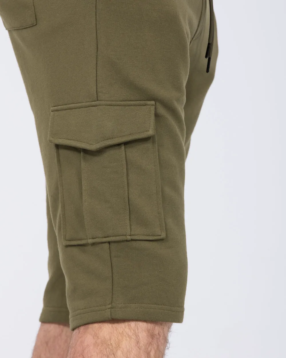 2t Freddy Tall Cargo Sweat Shorts (khaki) casual style