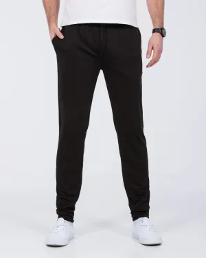 2t Gabriel Slim Fit Tall Open Hem Tracksuit Bottoms (black) all seasons