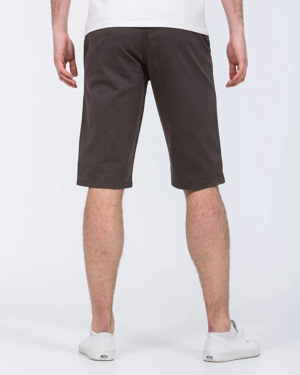 2t Grant Regular Fit Tall Chino Shorts (mid grey) casual variety