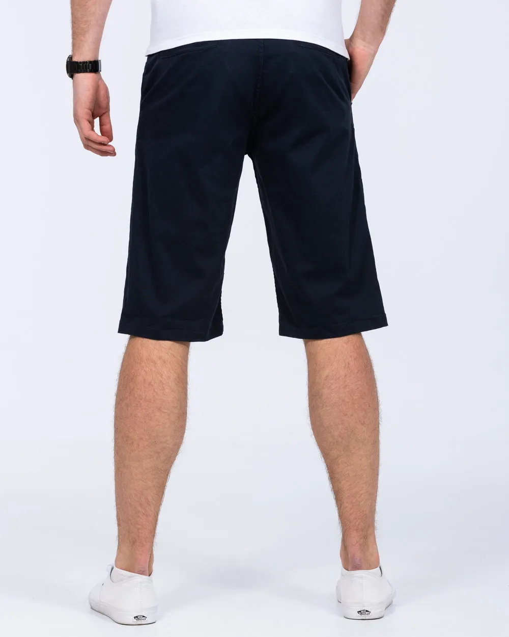 2t Grant Regular Fit Tall Chino Shorts (navy) sport design