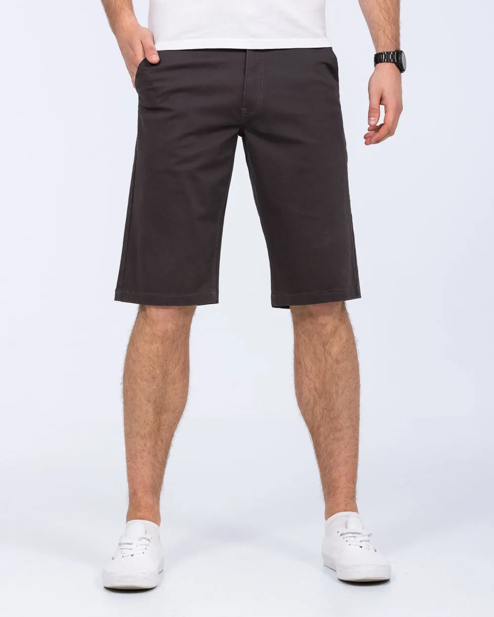 2t Grant Regular Fit Tall Chino Shorts (slate) beach style