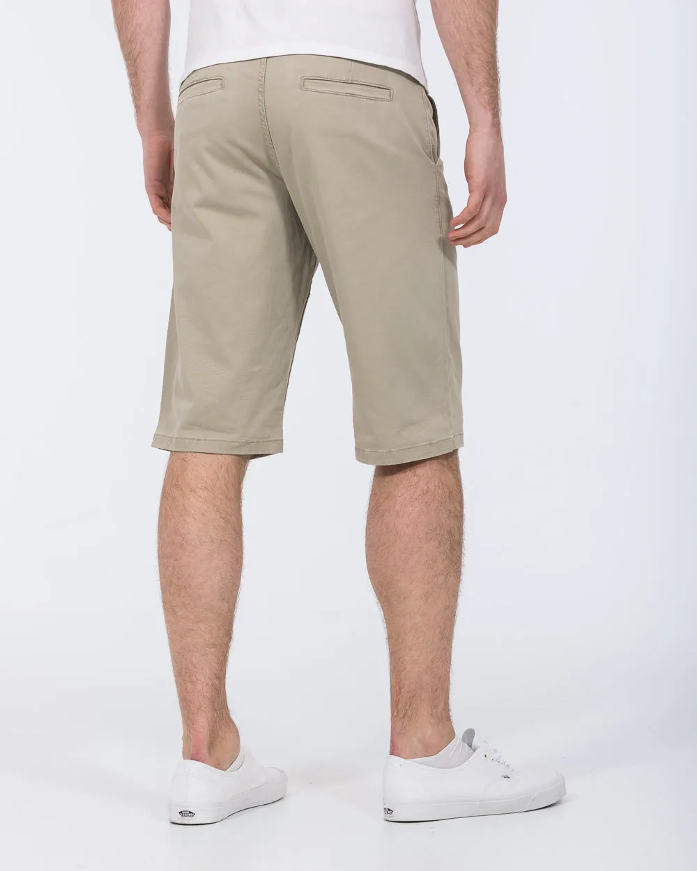 2t Grant Regular Fit Tall Chino Shorts (stone) fashion match