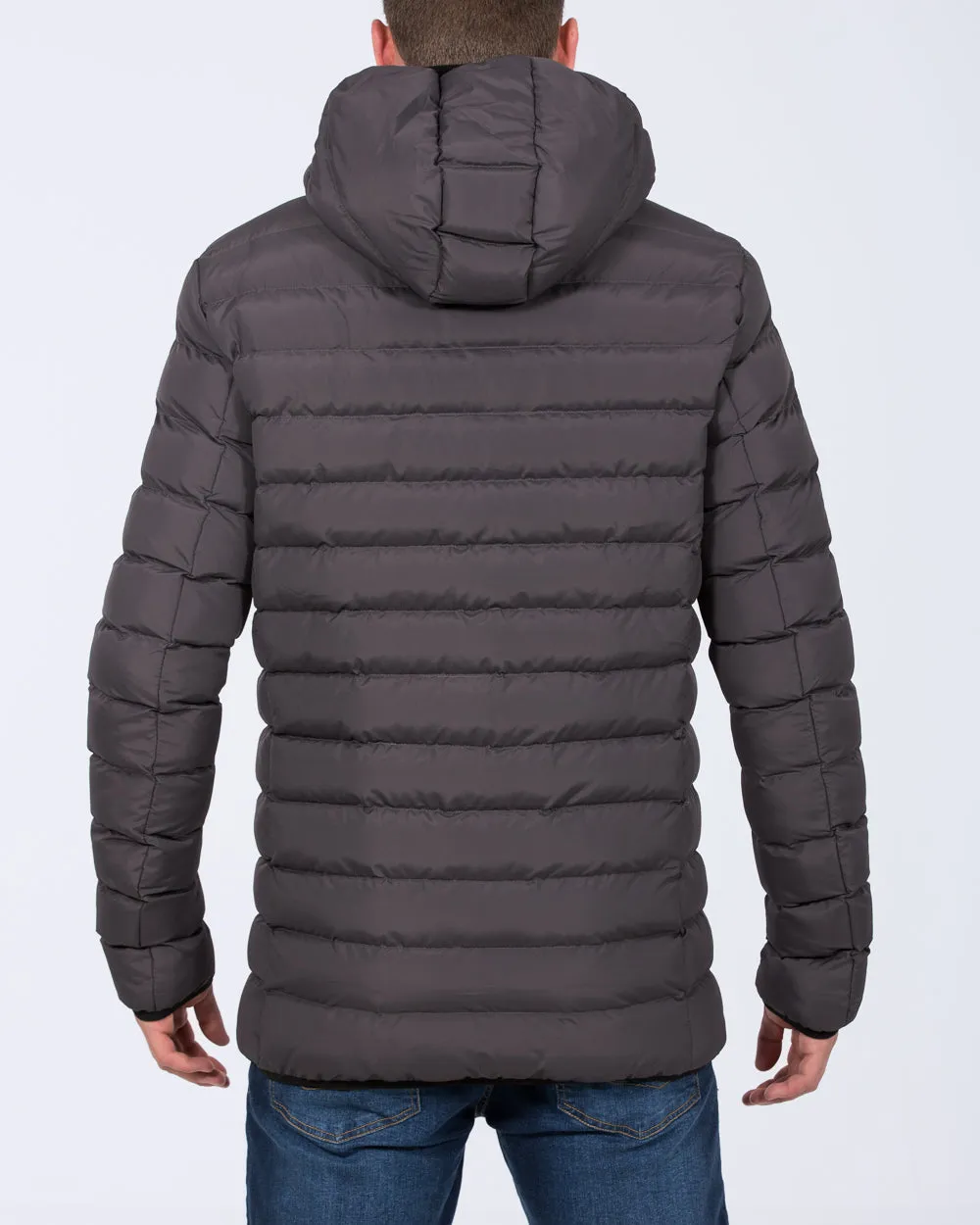 2t Grant Tall Puffer Jacket (grey) thermal comfort wear