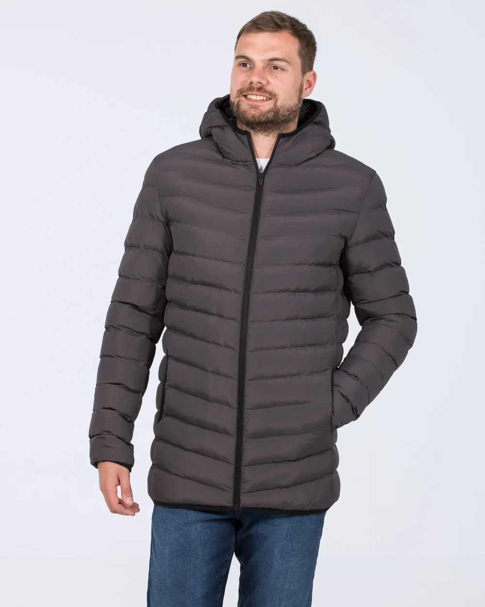 2t Grant Tall Puffer Jacket (grey) fresh air fit