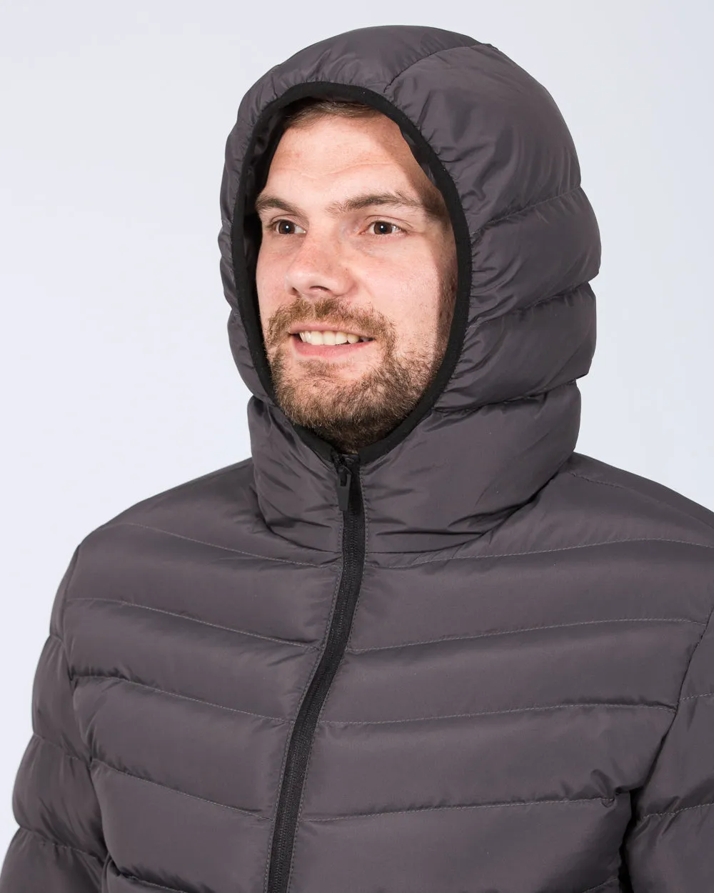 2t Grant Tall Puffer Jacket (grey) fog ready outfit