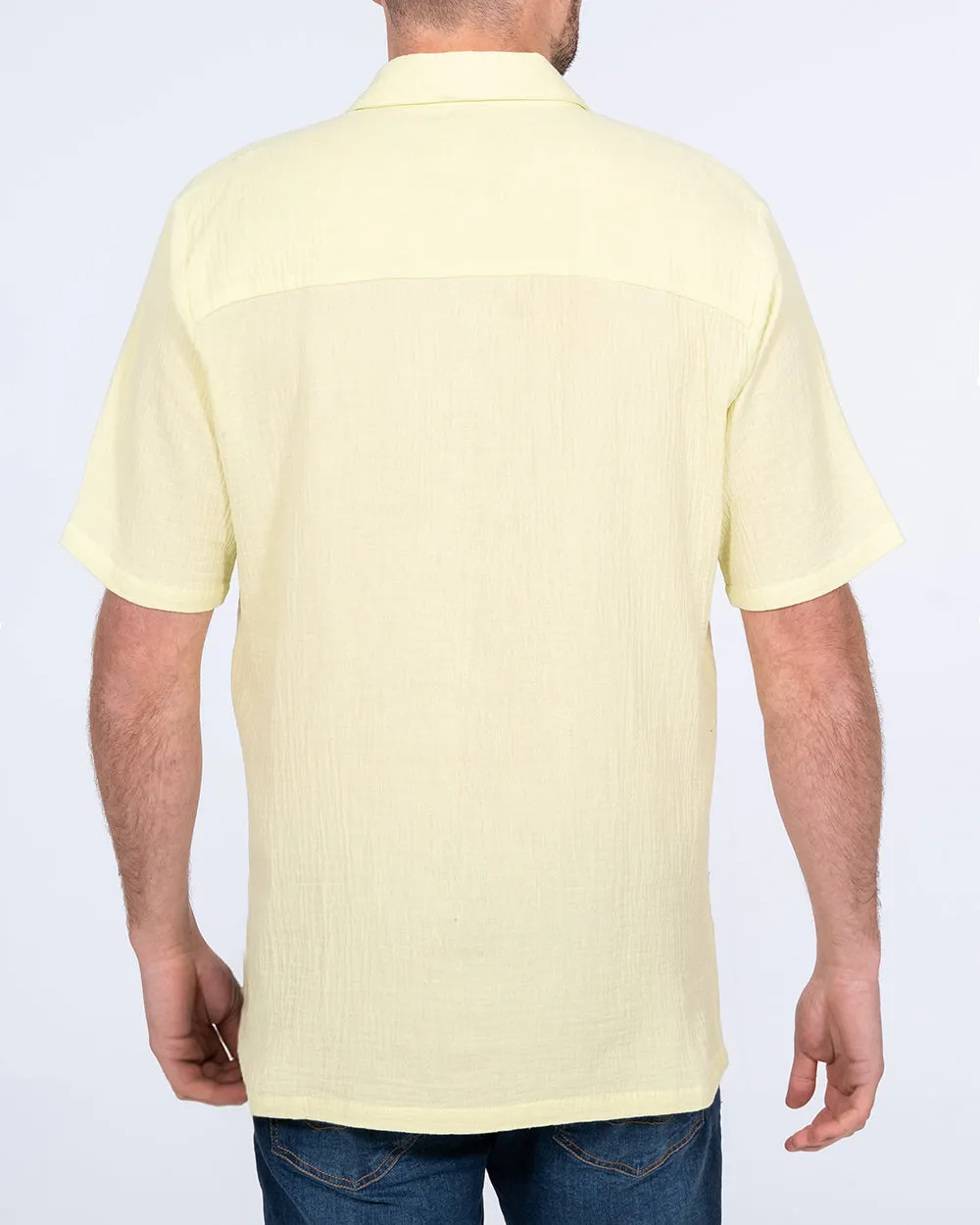 2t Grayson Tall Short Sleeve Embroidered Shirt (lime palm) Summer Mood