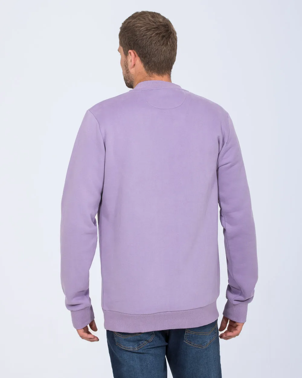 2t Hamish Tall Heavyweight Regular Fit Sweatshirt (dusky lilac) emotion wear