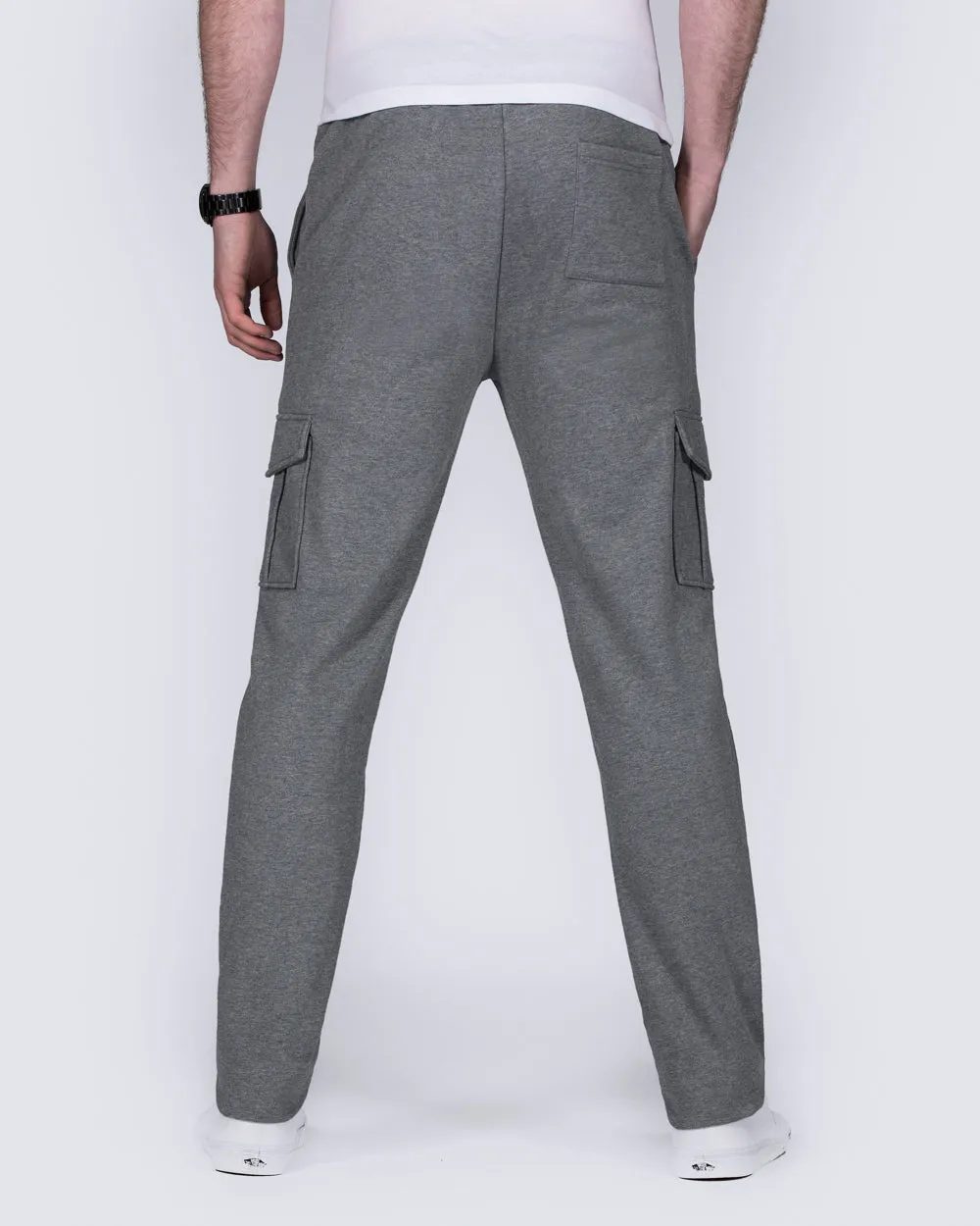 2t Hugo Slim Fit Tall Cargo Joggers (charcoal) gym exclusive
