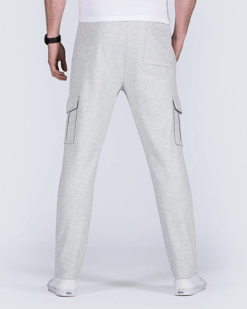 2t Hugo Slim Fit Tall Cargo Joggers (heather grey) sport must