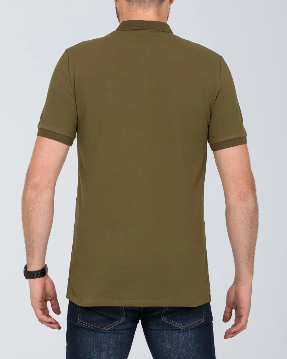 2t Jack Slim Fit Tall Polo Shirt (olive) tidy fit