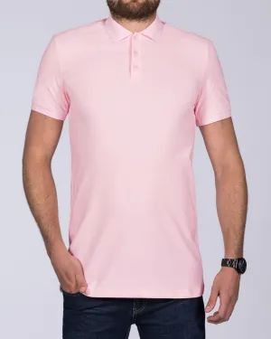 2t Jack Slim Fit Tall Polo Shirt (pink) all-season fit
