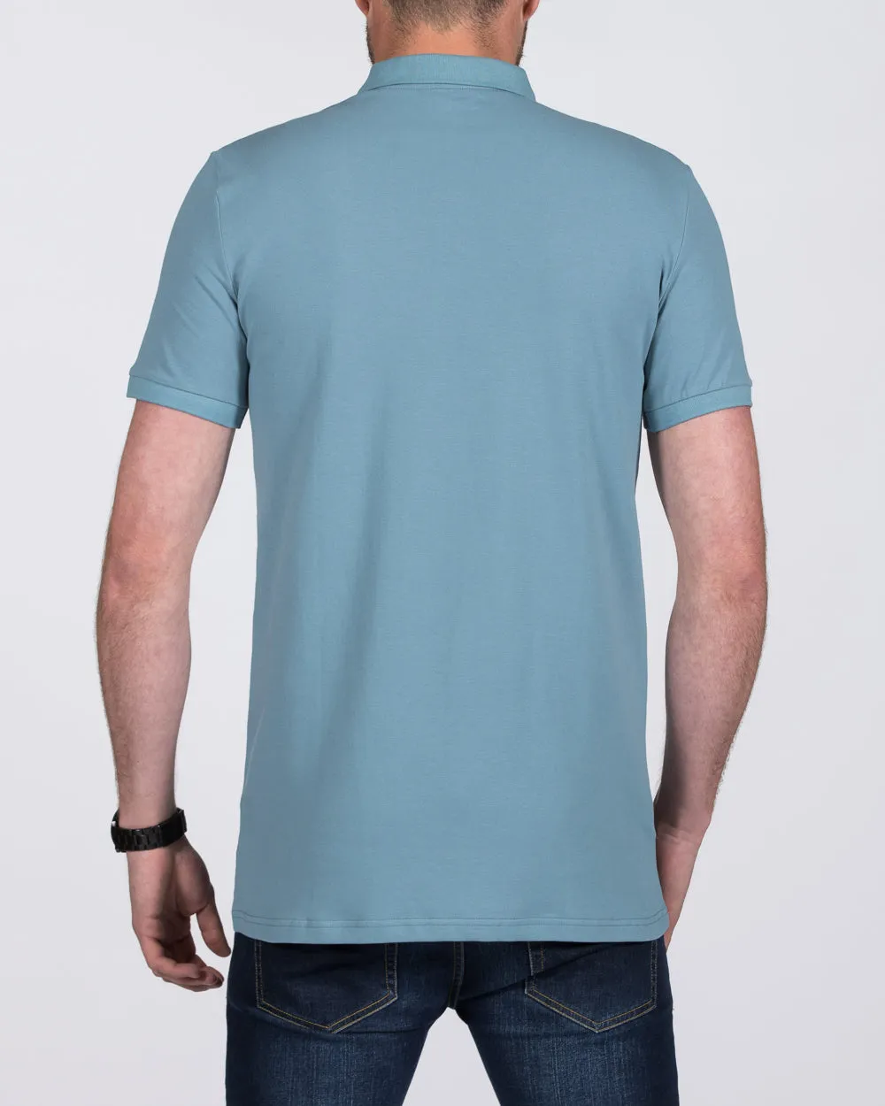 2t Jack Slim Fit Tall Polo Shirt (slate) airy layer