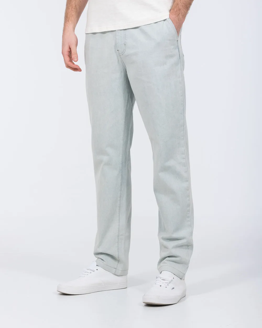 2t James Loose Fit Tall Elasticated Waist Jeans (light blue) multi function