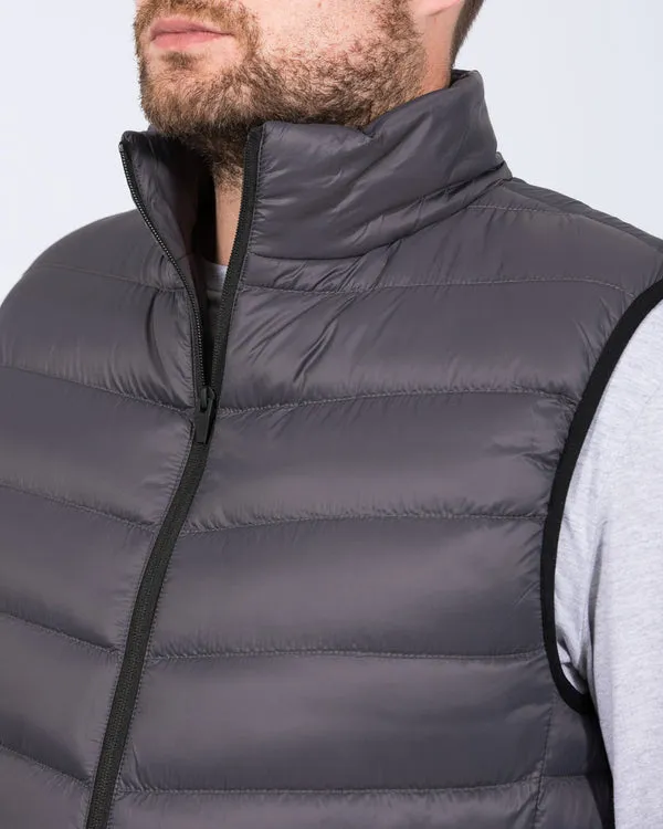 2t Jay Tall Gilet (grey) urban trail fit