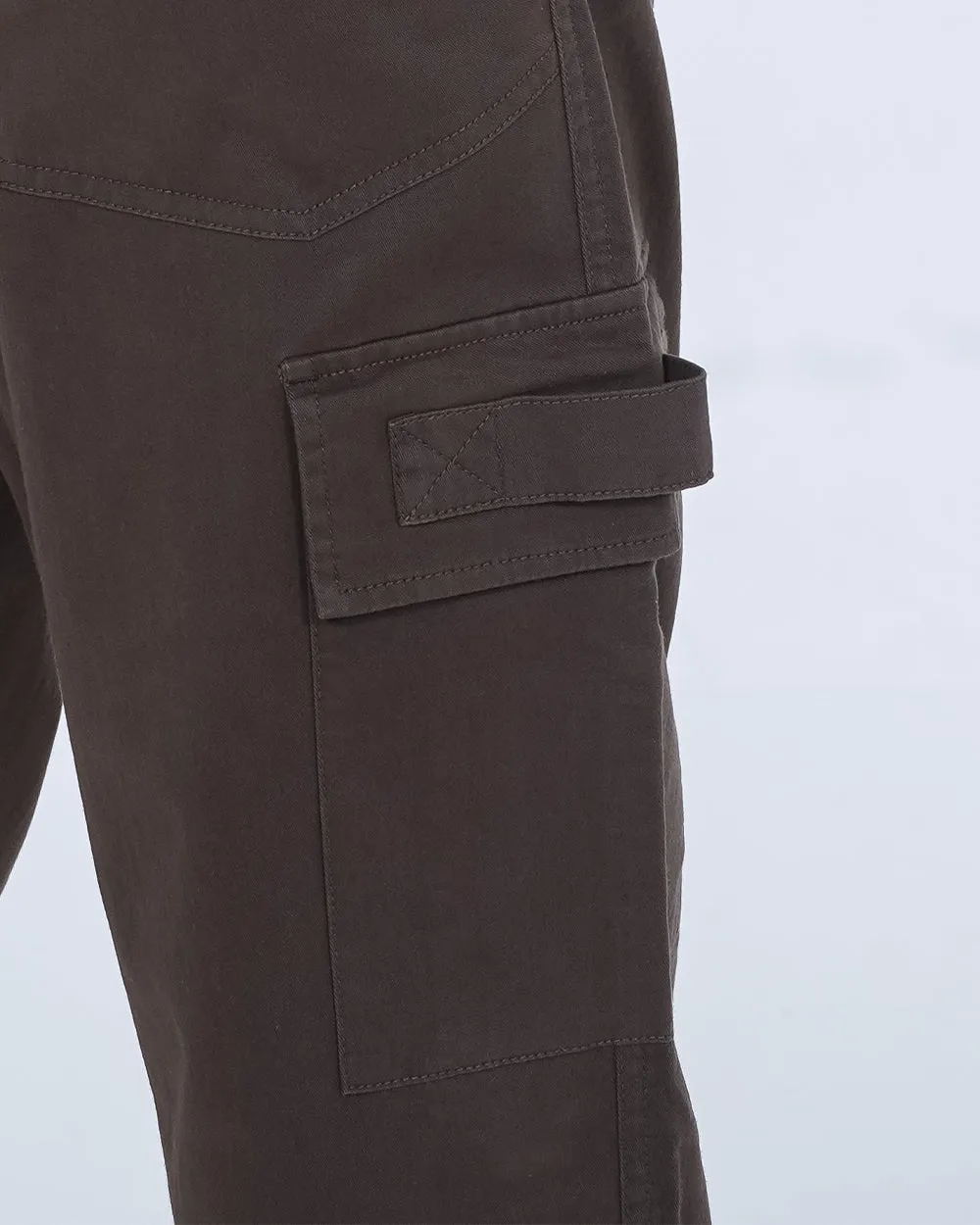 2t Jayden Regular Fit Tall Utility Cargo Trousers (grey) travel gear