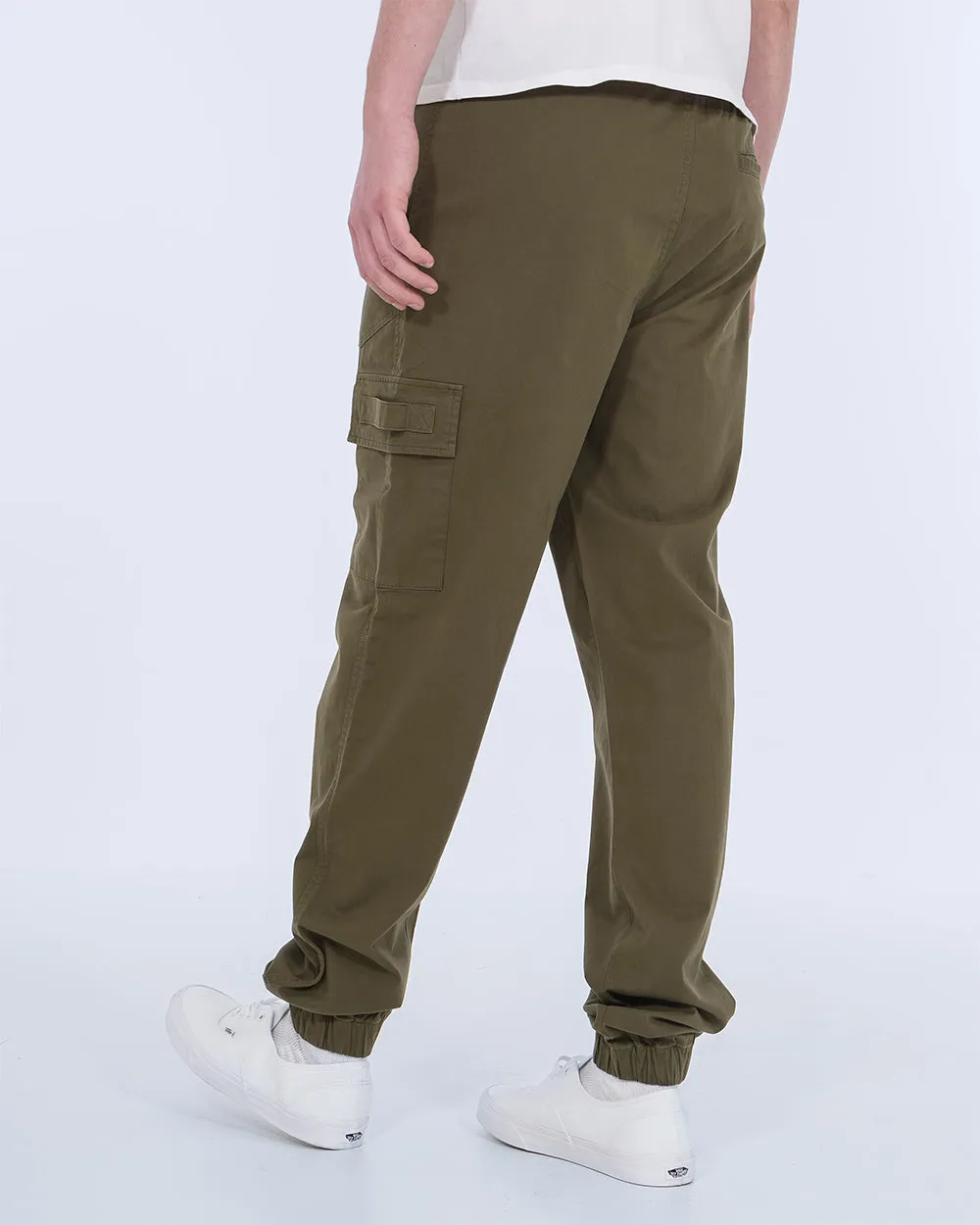2t Jayden Regular Fit Tall Utility Cargo Trousers (khaki) hardcore style