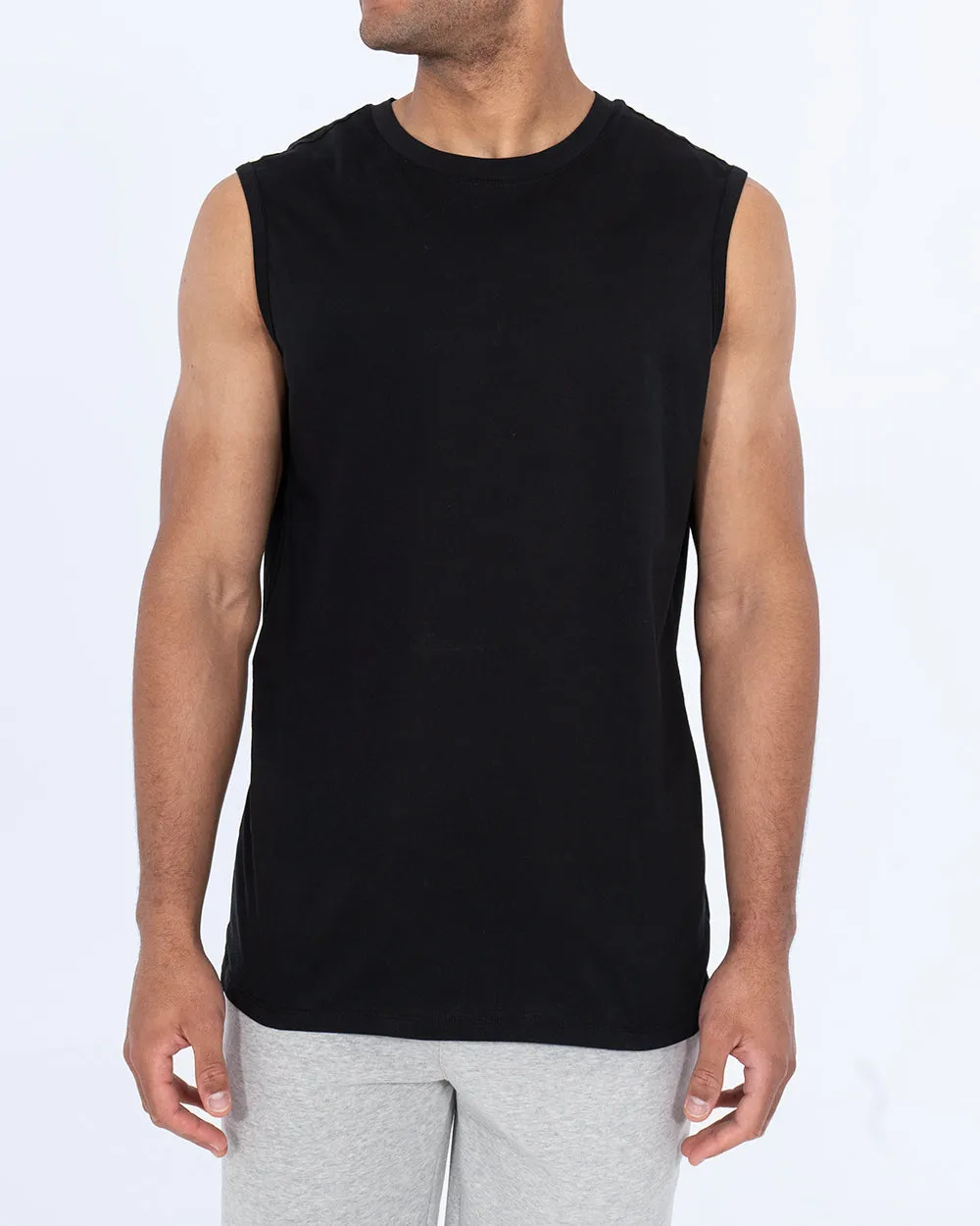 2t Jesse Tall Tank Top (black) couple style