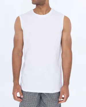 2t Jesse Tall Tank Top (white) travel light