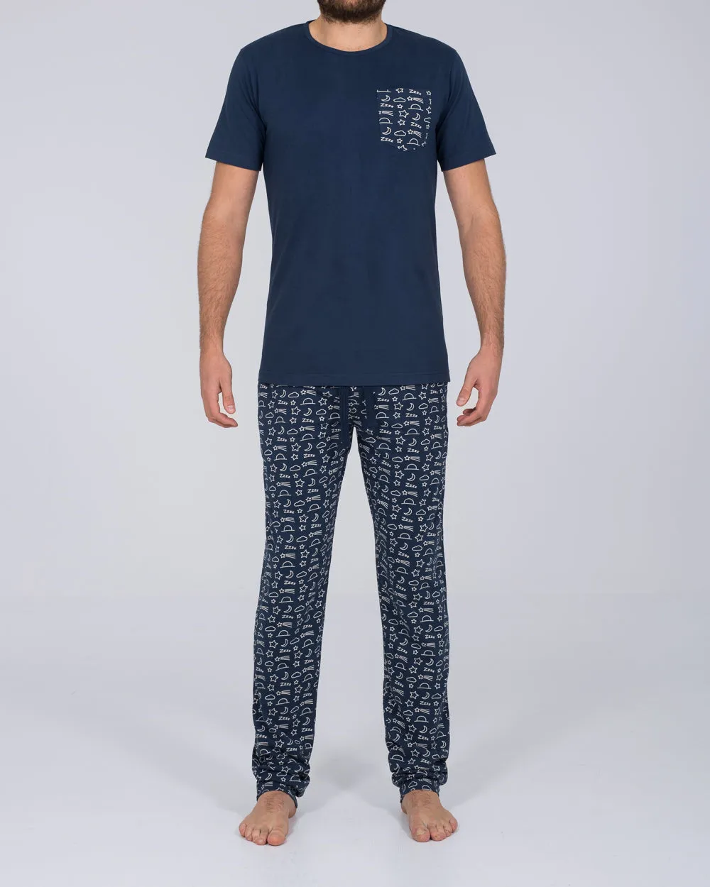 2t Jimmy Tall Mens Pyjama Set (bedtime) Skin material