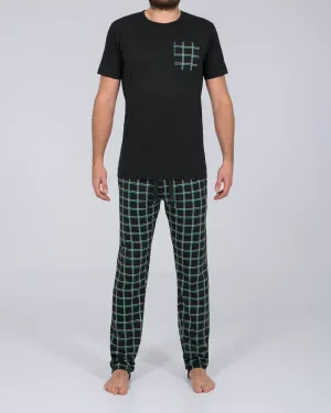 2t Jimmy Tall Mens Pyjama Set (teal check) Home relax