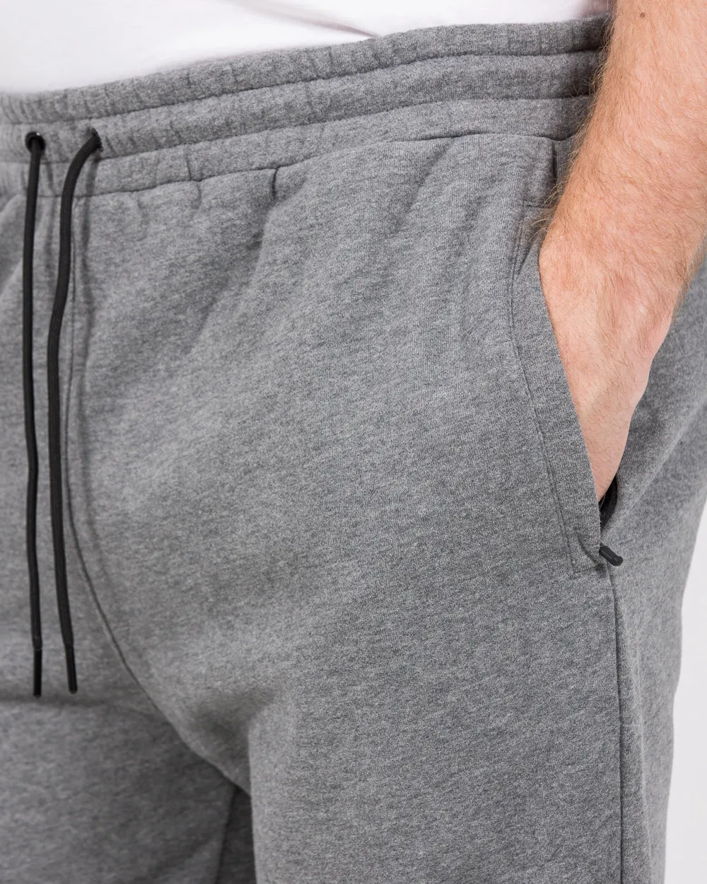 2t Joe Regular Fit Open Hem Tall Joggers (charcoal) elastic waist