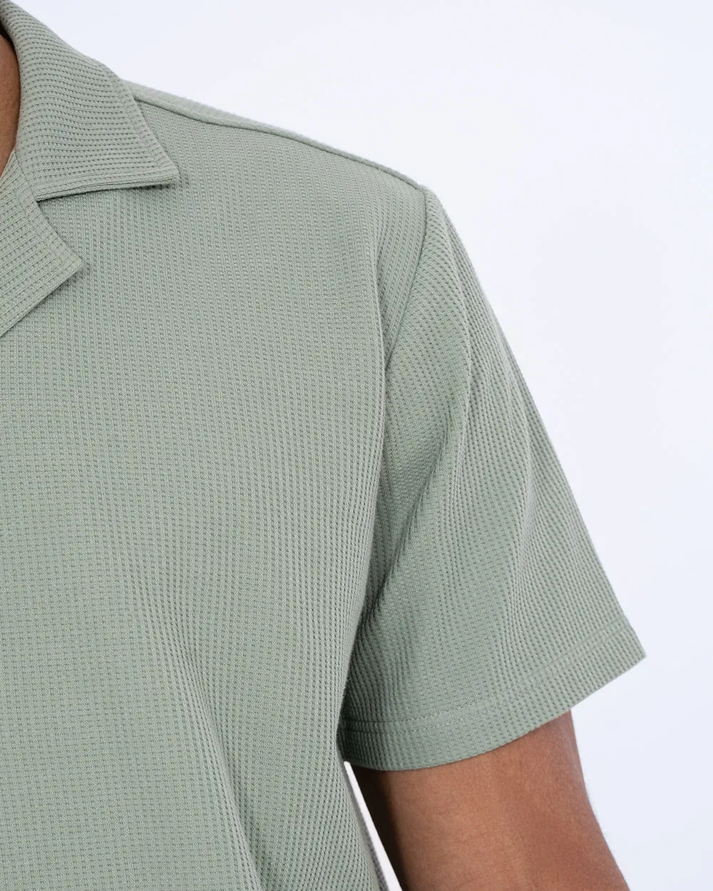 2t Joshua Tall Short Sleeve Waffle Shirt (sage) Breath Flow