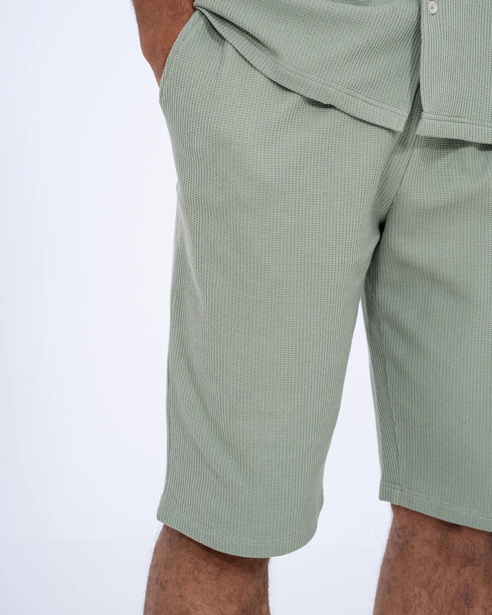 2t Joshua Tall Waffle Shorts (sage) fashion trend