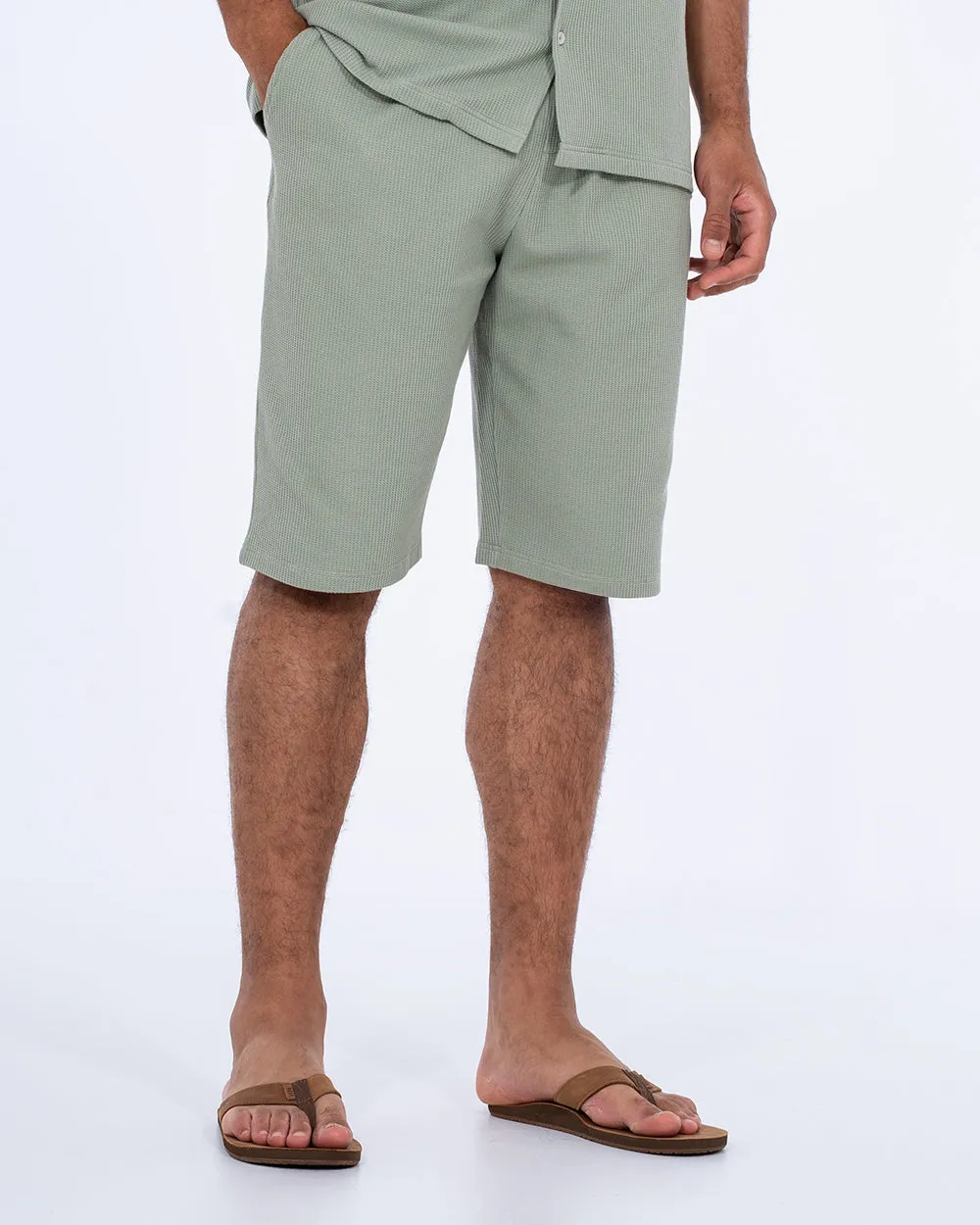 2t Joshua Tall Waffle Shorts (sage) vibrant versatile