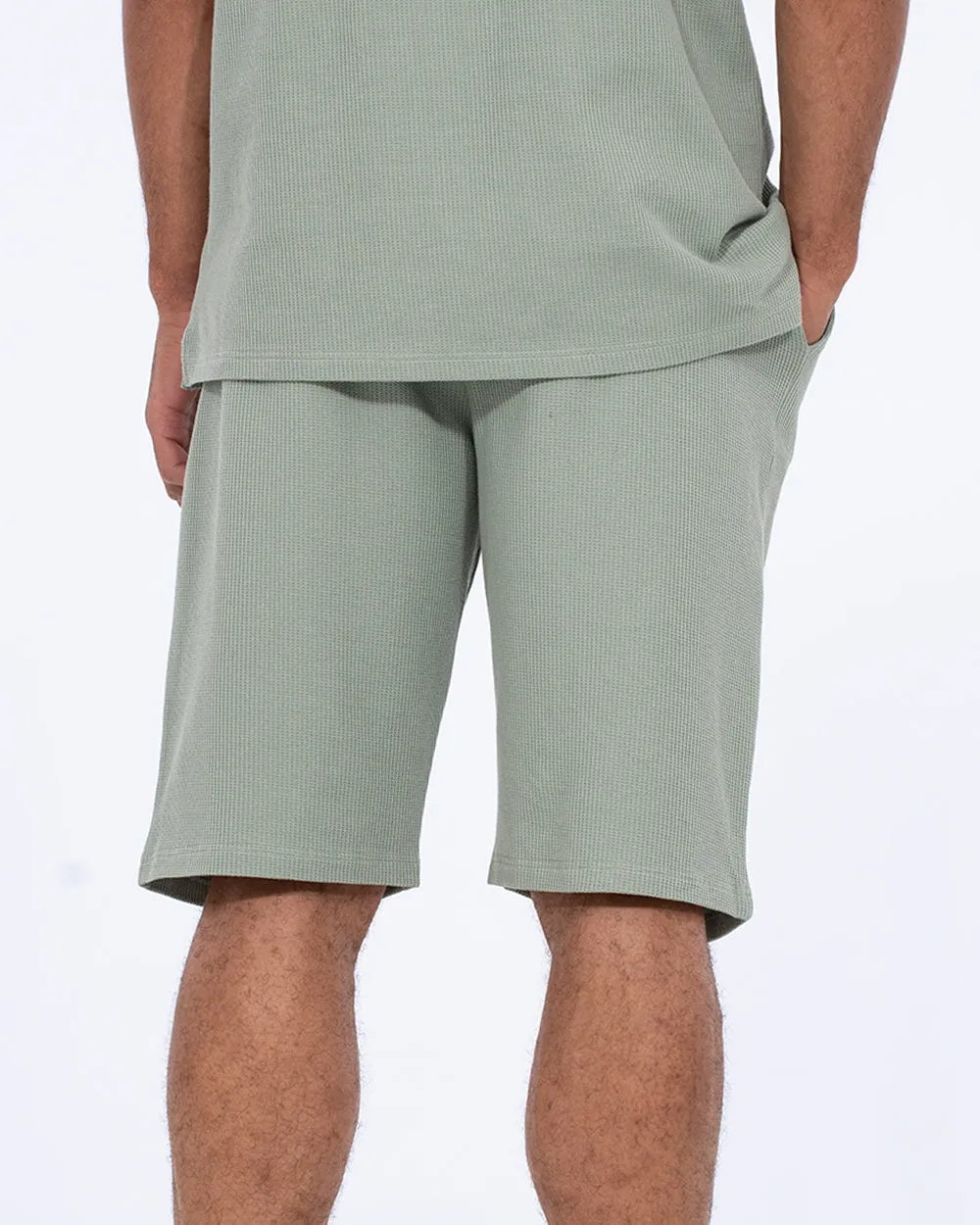 2t Joshua Tall Waffle Shorts (sage) comfort versatile