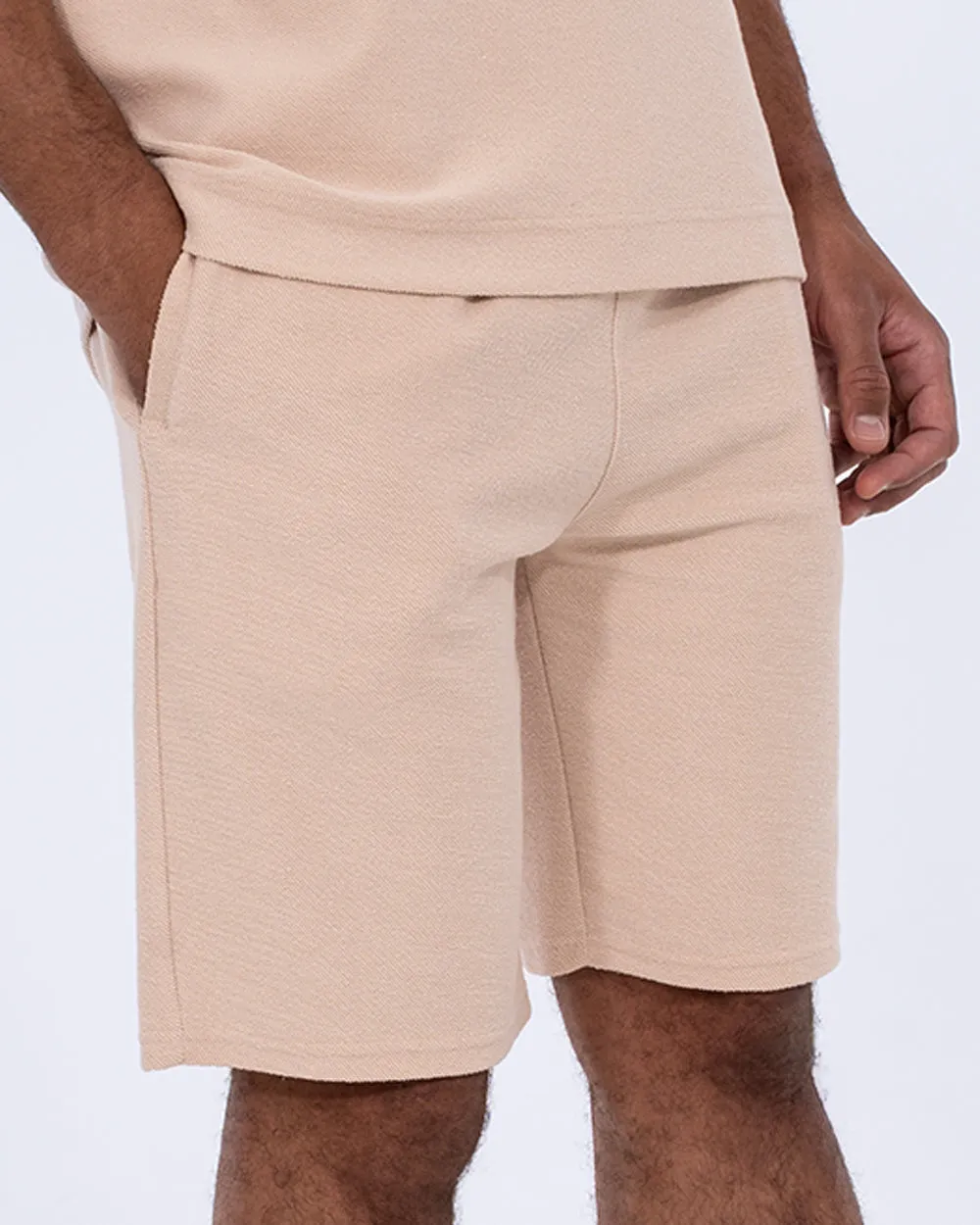 2t Kai Tall Textured Shorts (cement) comfort versatile