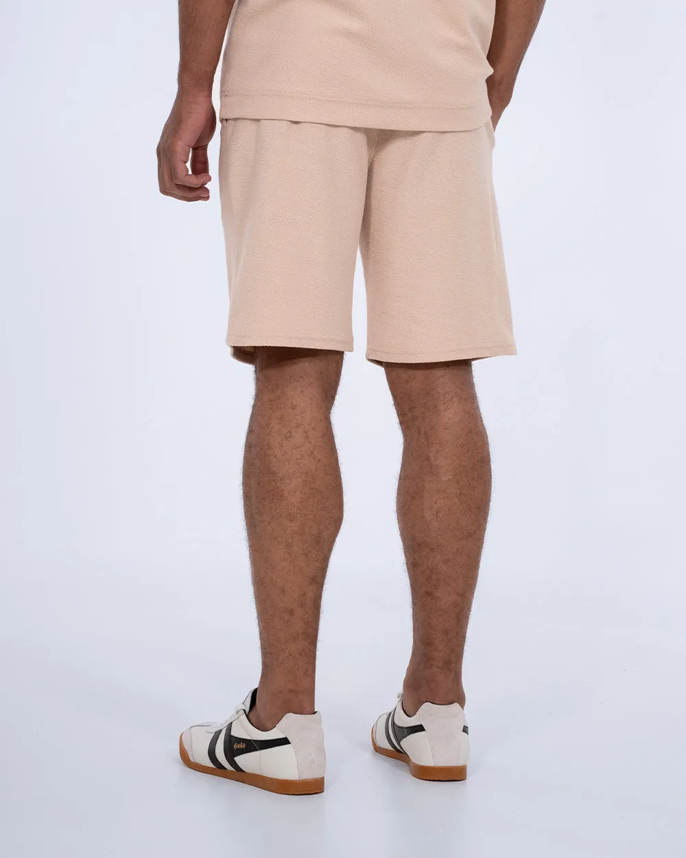 2t Kai Tall Textured Shorts (cement) running essential