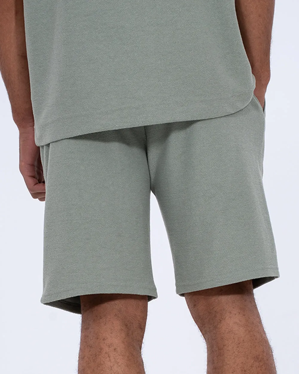 2t Kai Tall Textured Shorts (light teal) vibrant versatile