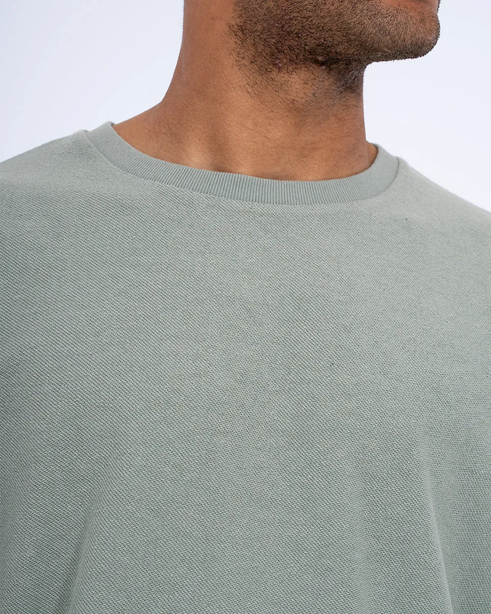 2t Kai Tall Textured T-Shirt (light teal) double wear