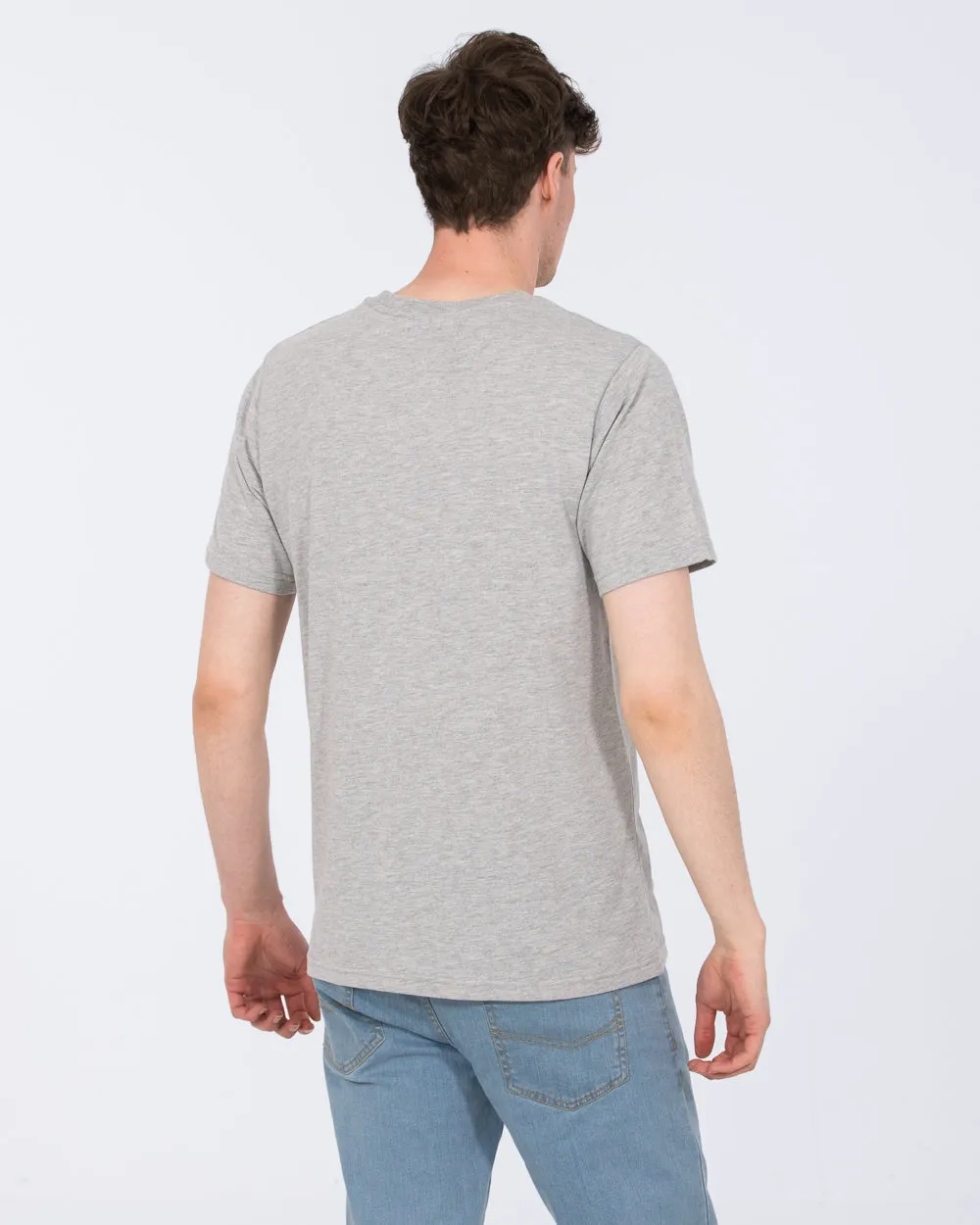 2t Lenny Tall Regular Fit T-Shirt (light grey) rebel vibe