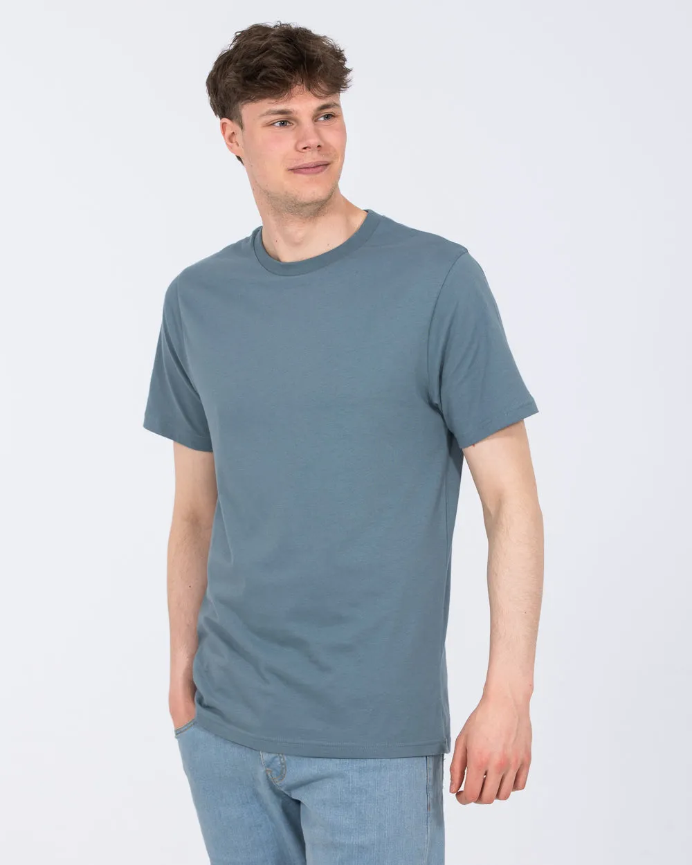 2t Lenny Tall Regular Fit T-Shirt (mid blue) night out