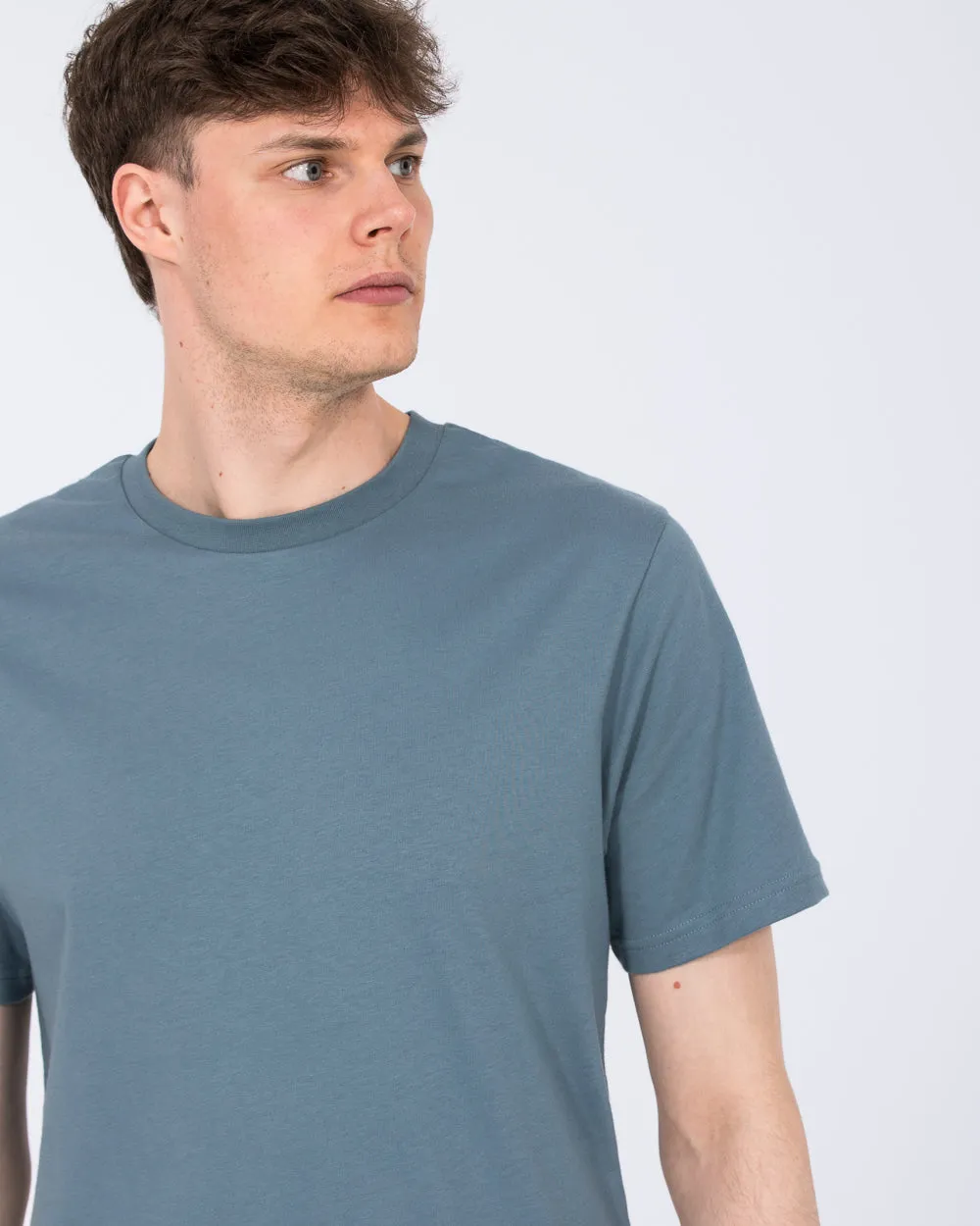 2t Lenny Tall Regular Fit T-Shirt (mid blue) calm tone