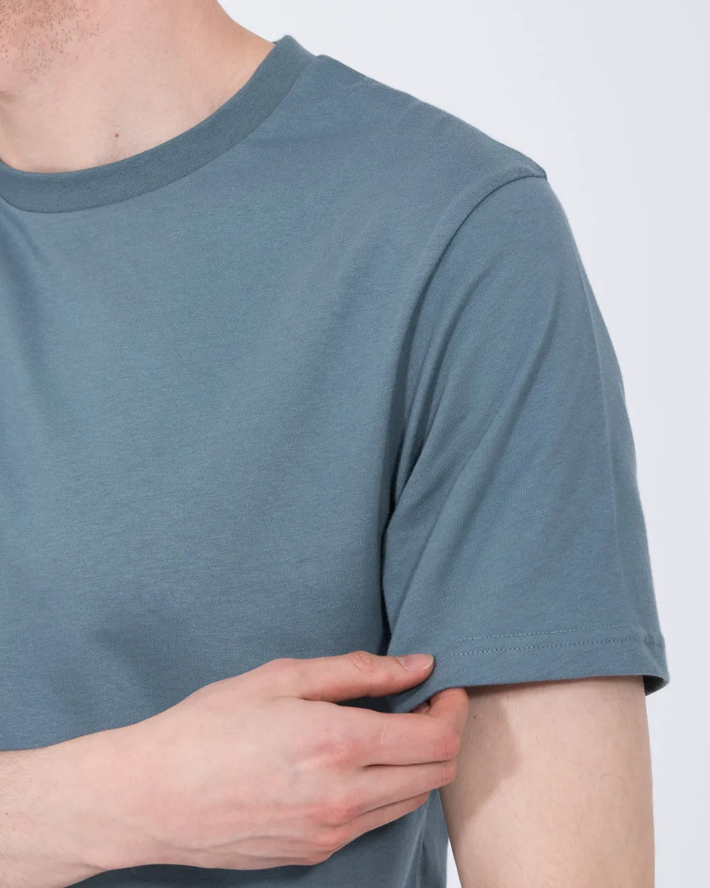 2t Lenny Tall Regular Fit T-Shirt (mid blue) unity style