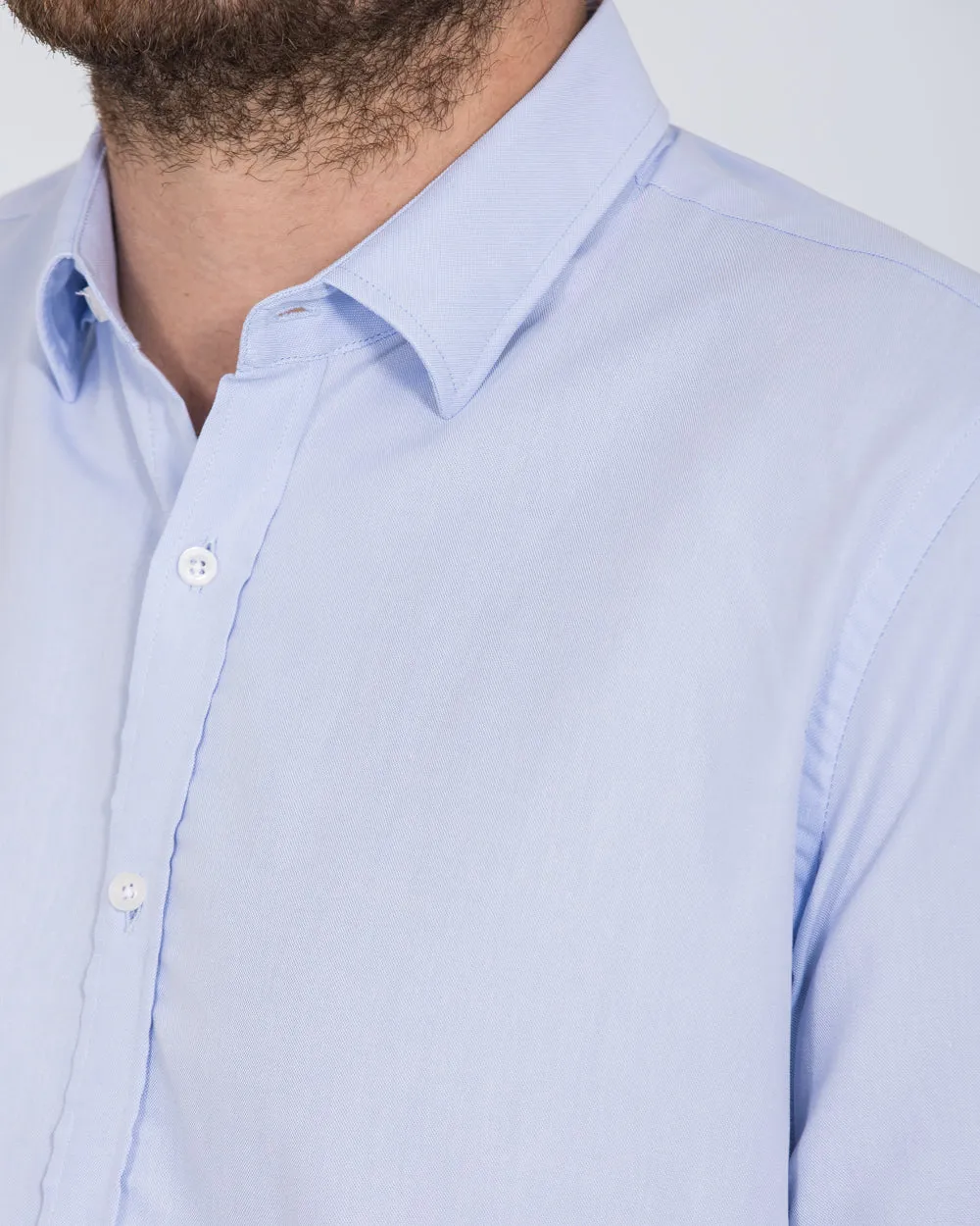 2t Leo Slim Fit Short Sleeve Tall Shirt (sky) Tone Down