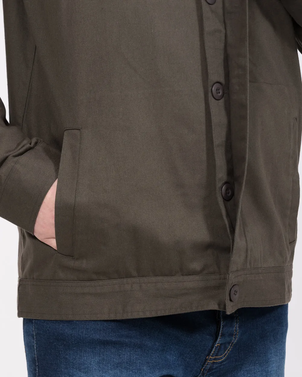 2t Linton Tall Cotton Harrington Shacket (khaki) all-day protectant