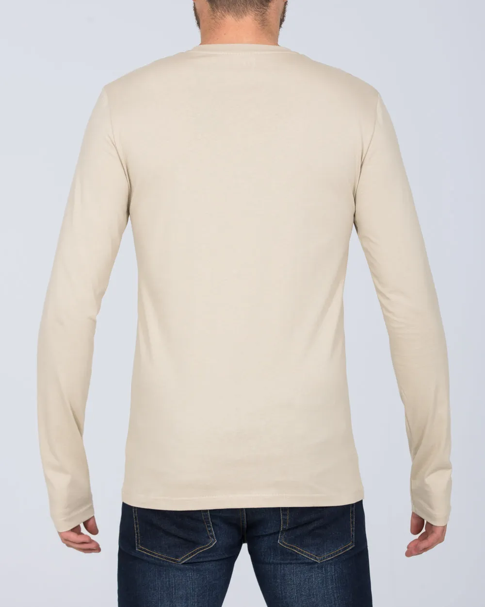 2t Long Sleeve Tall T-Shirt (natural) sweat proof