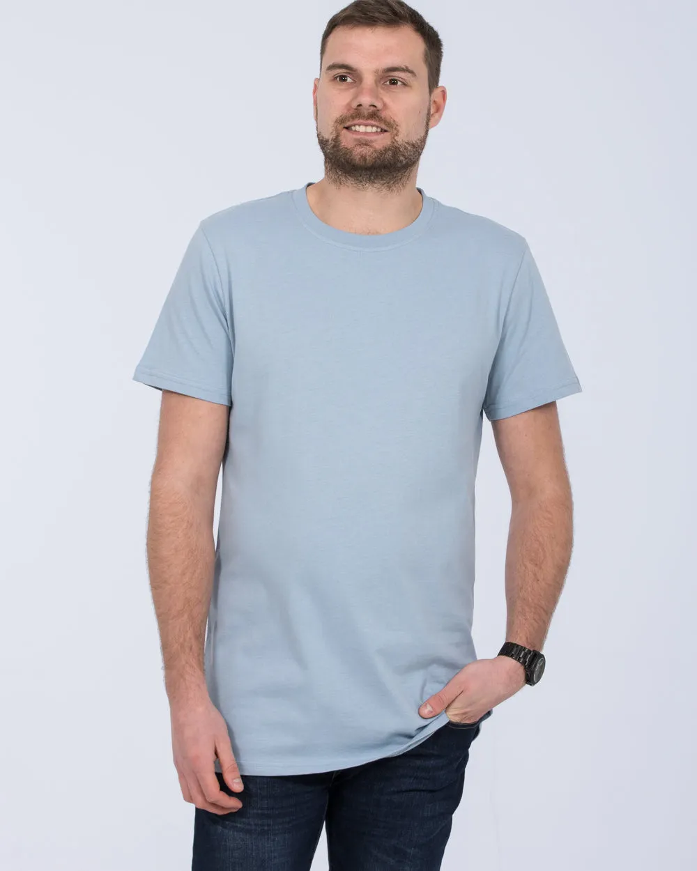 2t Lucas Tall Regular Fit T-Shirt (light blue) strong mood