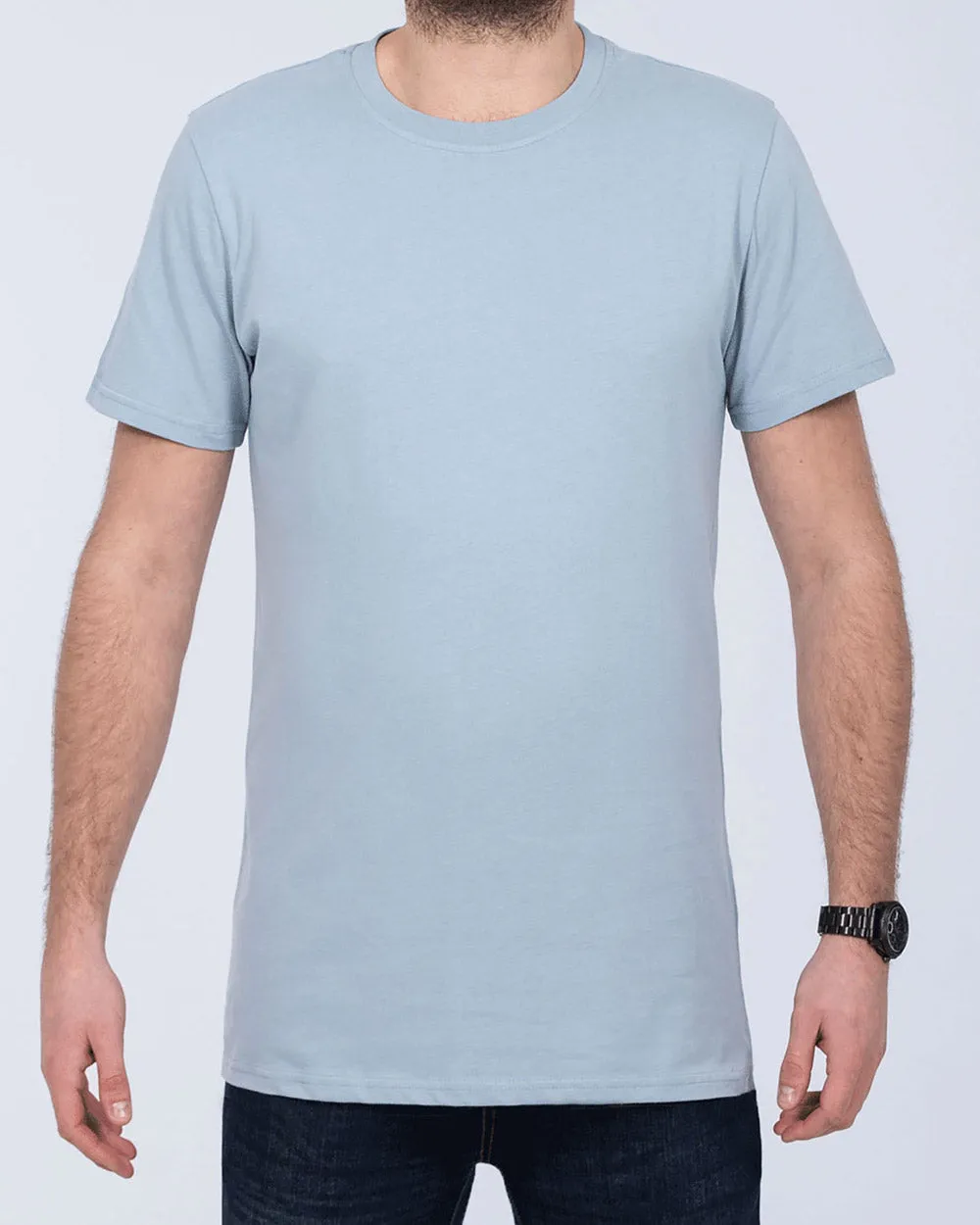 2t Lucas Tall Regular Fit T-Shirt (light blue) cafe vibe