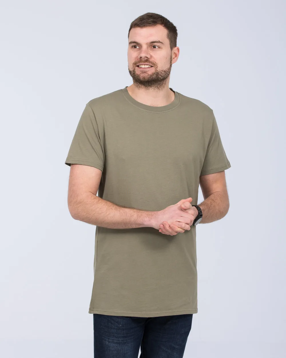 2t Lucas Tall Regular Fit T-Shirt (olive green) tone mix