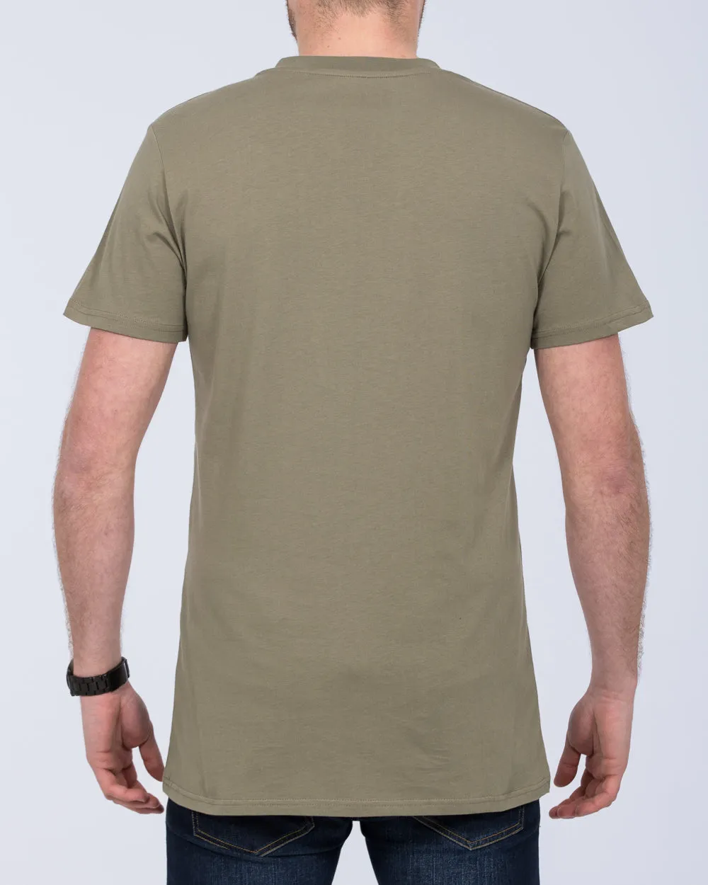2t Lucas Tall Regular Fit T-Shirt (olive green) casual mood