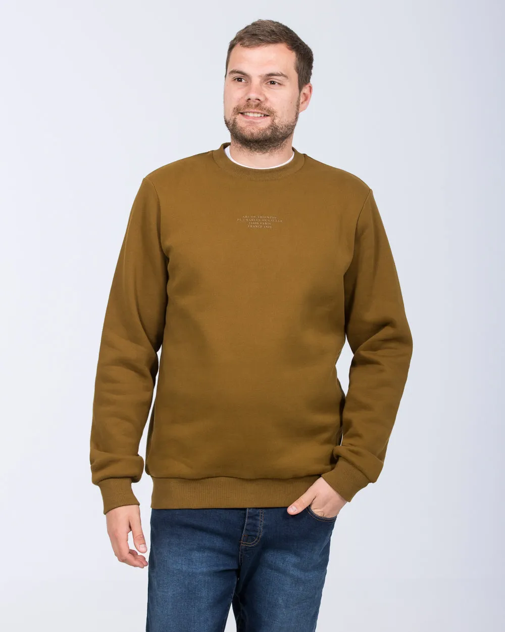 2t Lucien Tall Paris Oversized Sweatshirt (khaki) neutral base