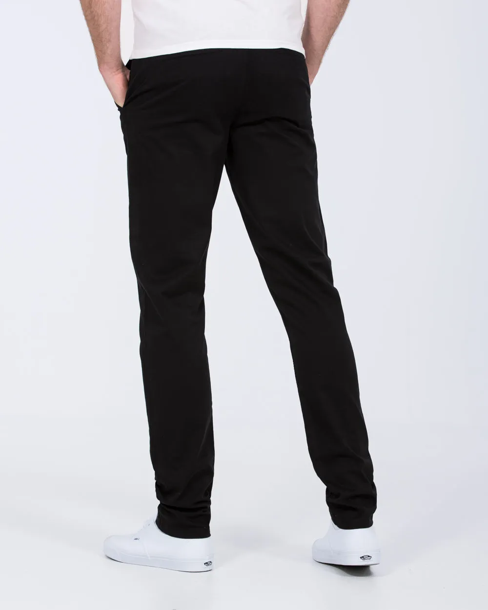 2t Ludvig Slim Fit Tall Chinos (black) stylish comfort